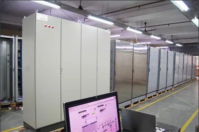 Electrical and control panel manufacturing area
